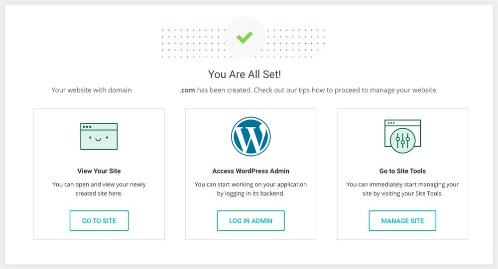 Installing WordPress website