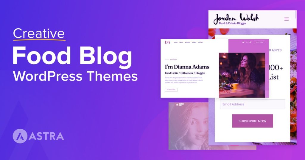 wordpress themes for food blog