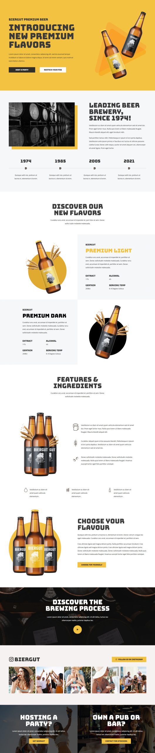 Beer Launch Landing Page beer launch 02 2