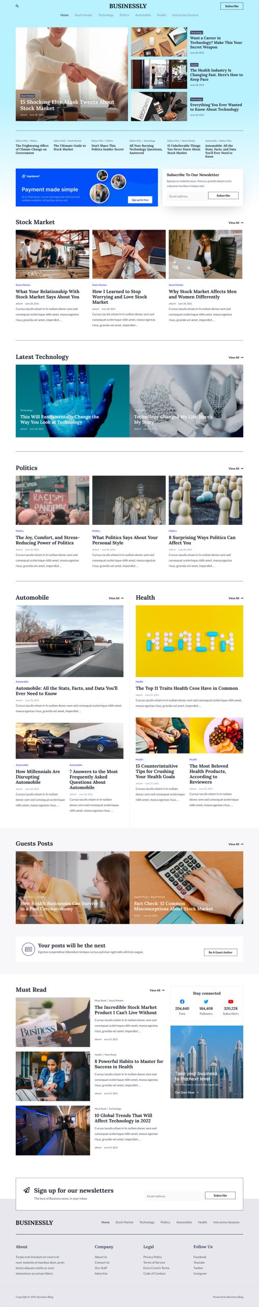 Business Blog business blog 04 home