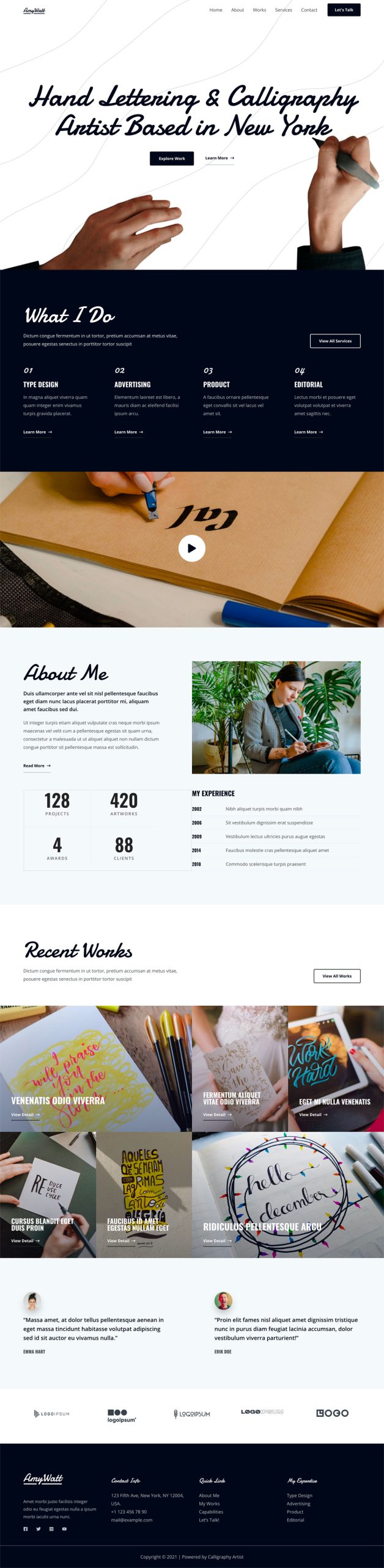 calligraphy artist 02 home