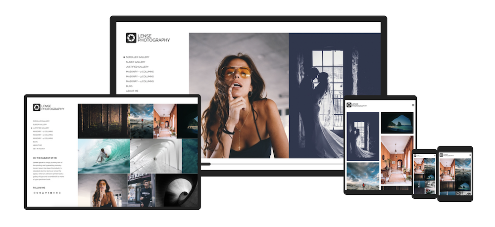 Lense WordPress theme