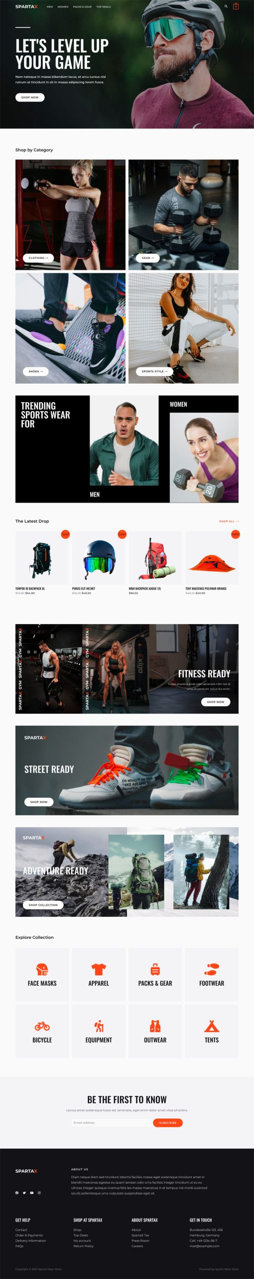 Sports Wear Store sports wear store 04 home 9