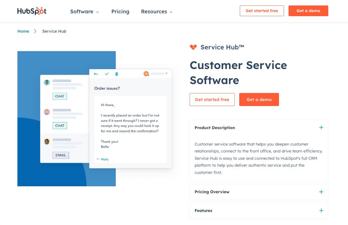 HubSpot Customer Service Hub