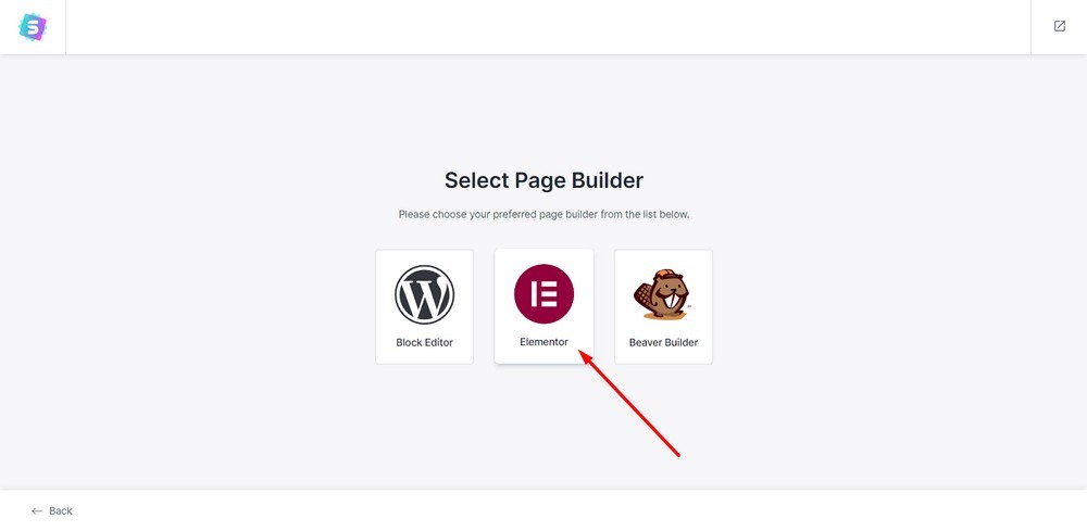 select the page builder you prefer