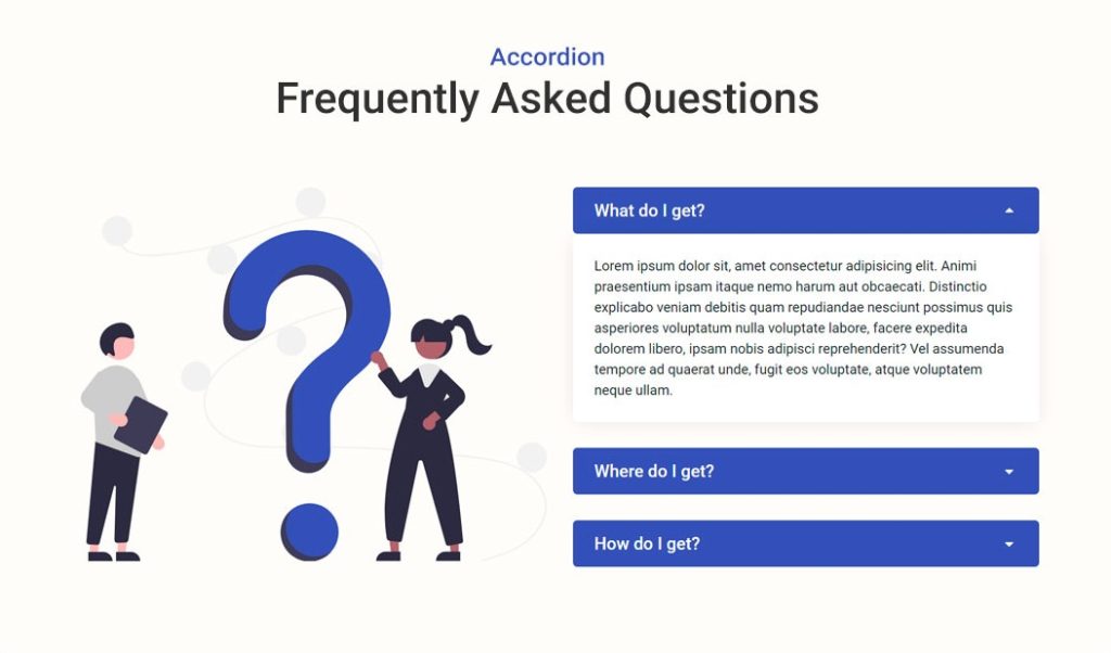 20 FAQ (frequently asked question) design examples and templates FAQ designs