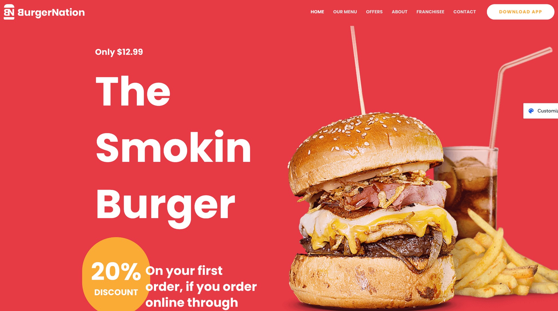 fast food restaurant starter template