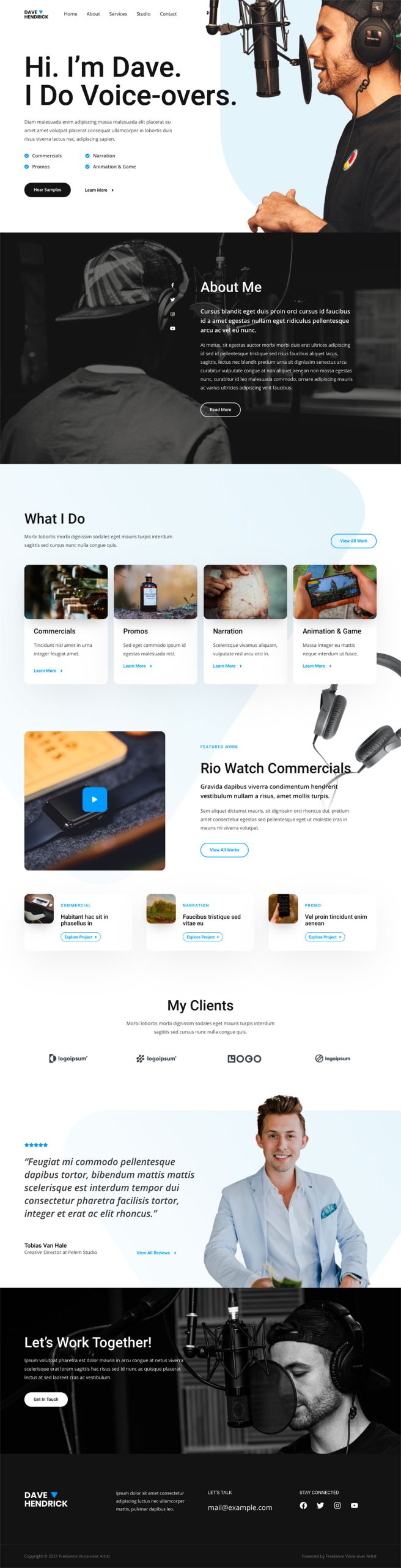 Freelance Voice-over Artist voiceover artist 02 home