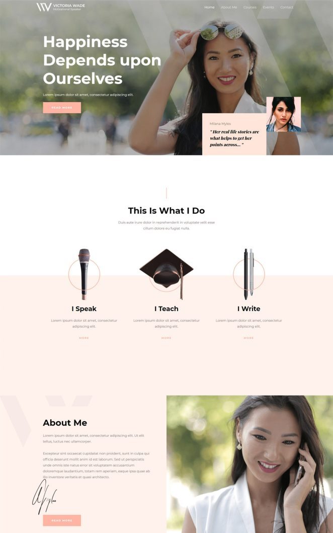 Inspirational Speaker