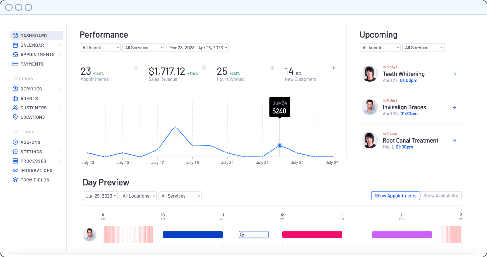 LatePoint admin dashboard