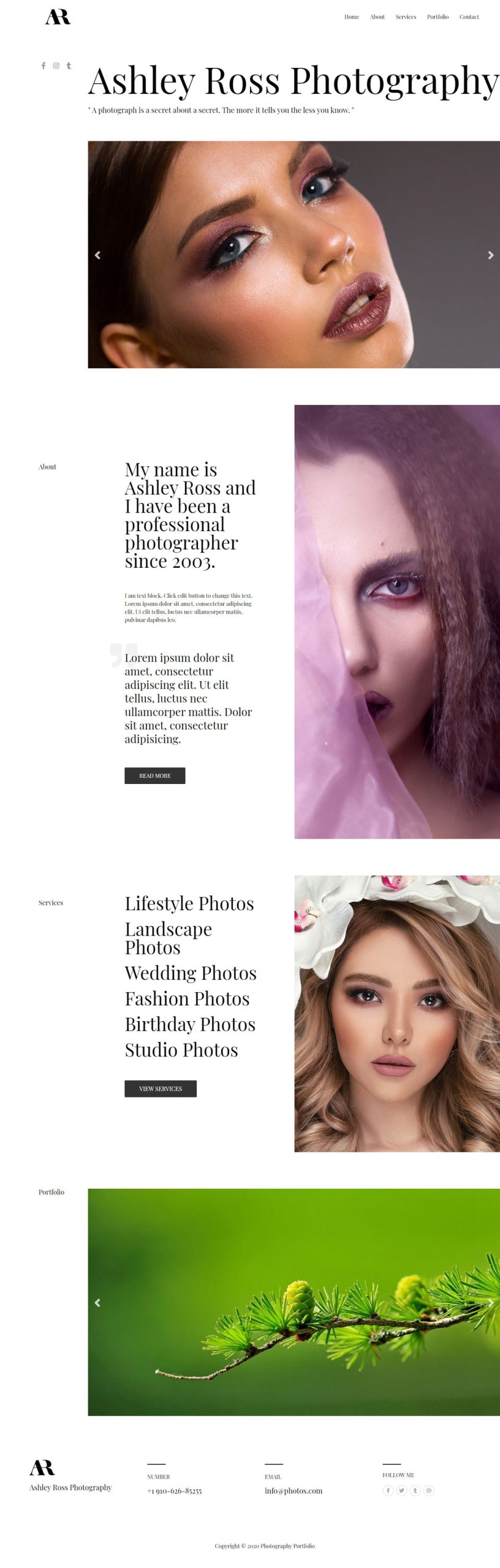 Photography Portfolio photographer portfolio feb 20 home