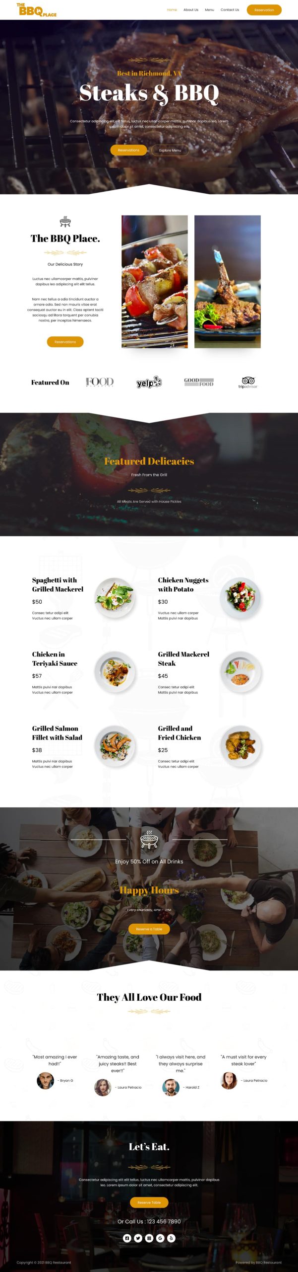 BBQ Restaurant the bbq steaks place