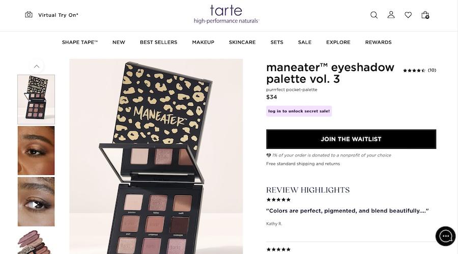 tarte cosmetics