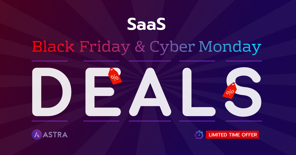 SaaS Black Friday Deals