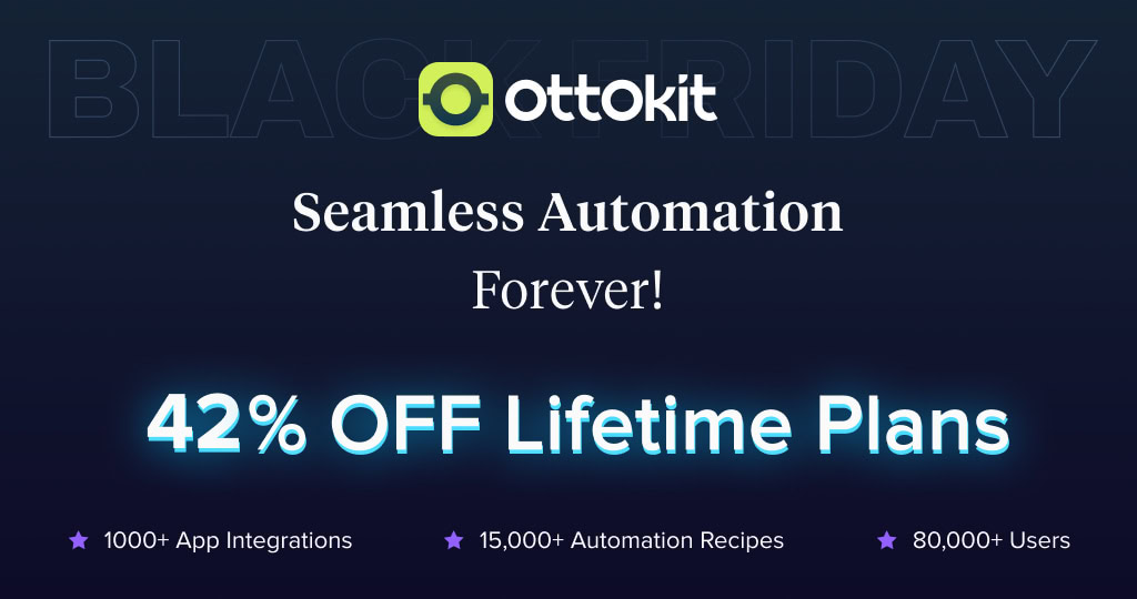 OttoKit Black Friday Banner