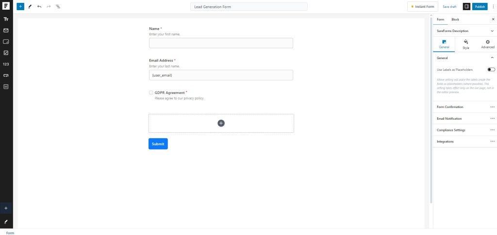 Build a Newsletter Signup Form - SureForms