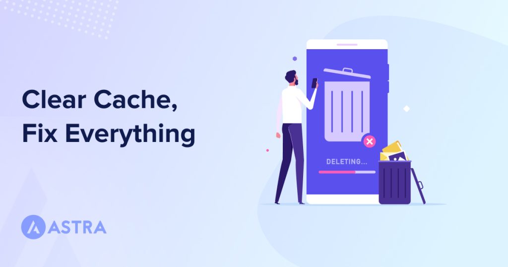 How to clear WordPress cache
